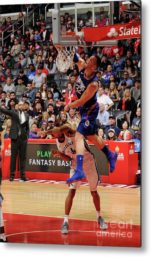 Blake Griffin Metal Print featuring the photograph Blake Griffin #22 by Andrew D. Bernstein