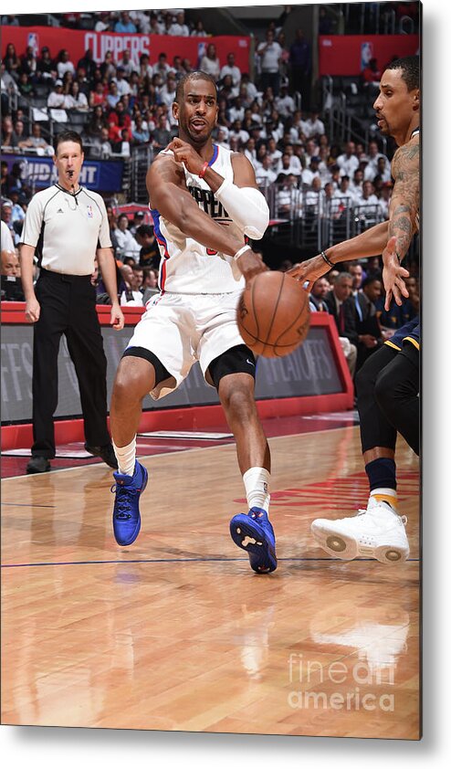Chris Paul Metal Print featuring the photograph Chris Paul #22 by Andrew D. Bernstein