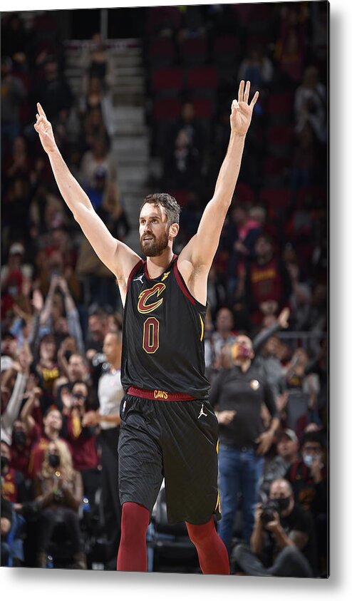 Nba Pro Basketball Metal Print featuring the photograph Kevin Love by David Liam Kyle