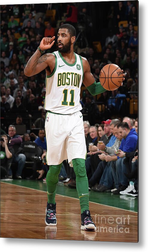 Nba Pro Basketball Metal Print featuring the photograph Kyrie Irving by Brian Babineau