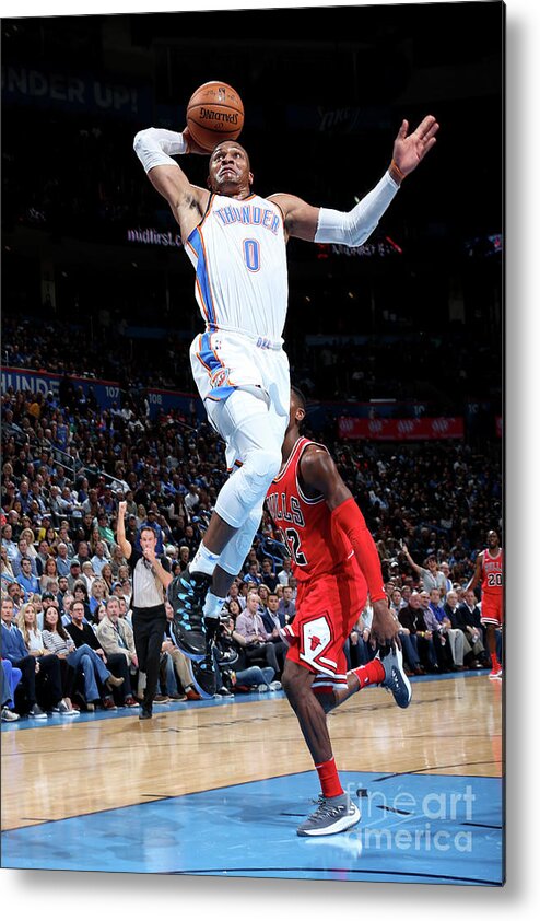 Russell Westbrook Metal Print featuring the photograph Russell Westbrook by Layne Murdoch