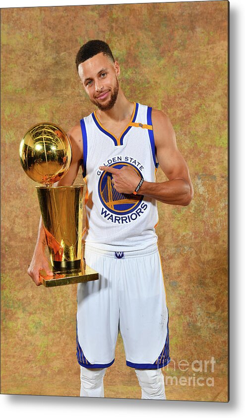 Playoffs Metal Print featuring the photograph Stephen Curry by Jesse D. Garrabrant