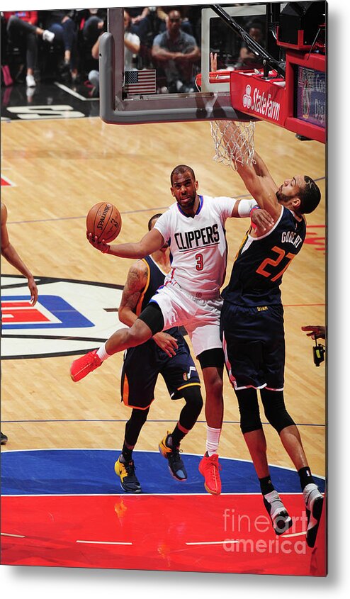 Nba Pro Basketball Metal Print featuring the photograph Chris Paul by Andrew D. Bernstein