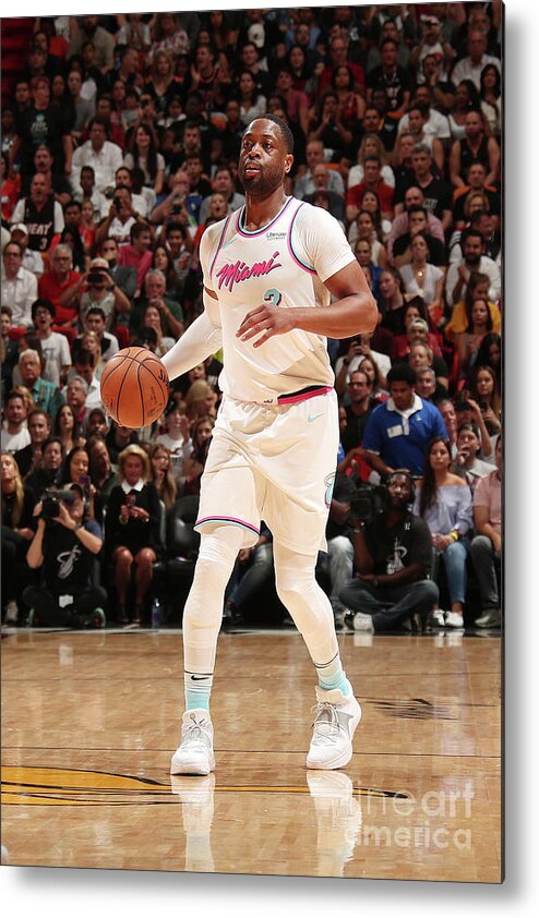 Dwyane Wade Metal Print featuring the photograph Dwyane Wade #23 by Issac Baldizon