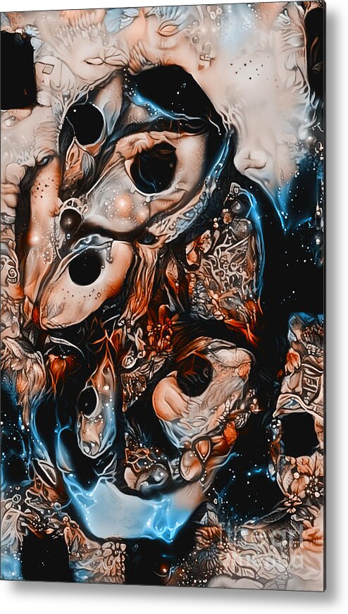 Contemporary Art Metal Print featuring the digital art 23 by Jeremiah Ray