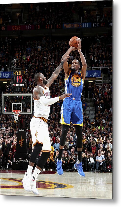 Playoffs Metal Print featuring the photograph Kevin Durant by Nathaniel S. Butler