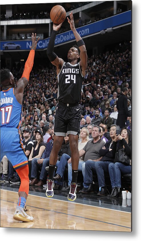 Buddy Hield Metal Print featuring the photograph Buddy Hield by Rocky Widner
