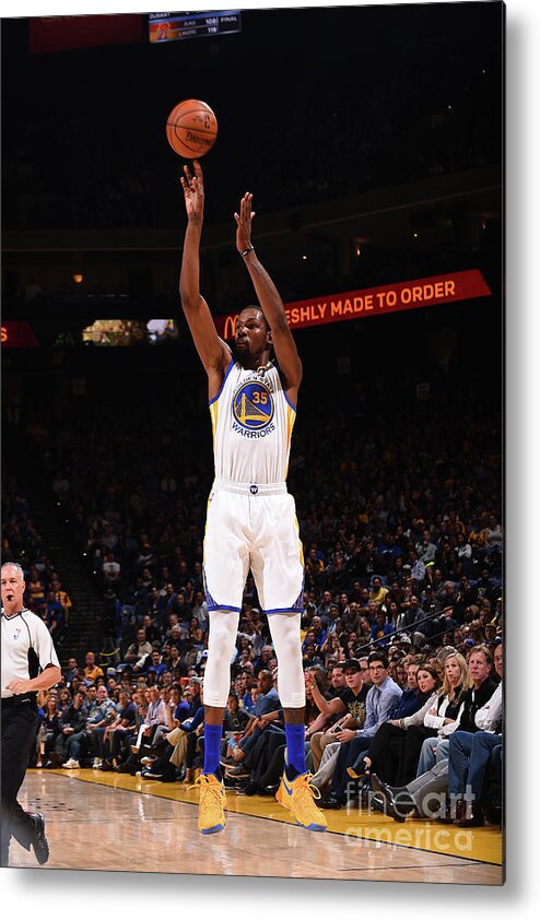 Nba Pro Basketball Metal Print featuring the photograph Kevin Durant by Noah Graham