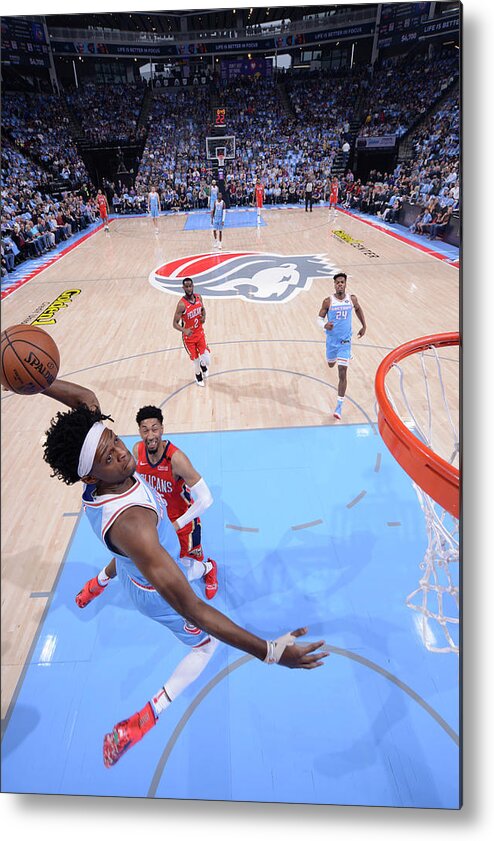 Nba Pro Basketball Metal Print featuring the photograph De'aaron Fox by Rocky Widner