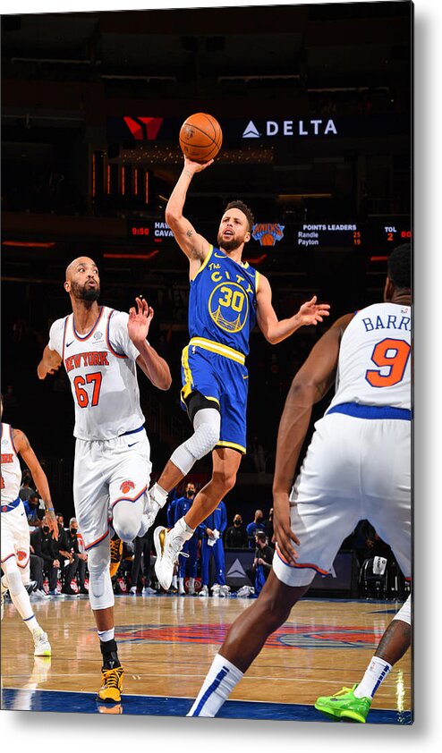 Stephen Curry Metal Print featuring the photograph Stephen Curry #25 by Jesse D. Garrabrant