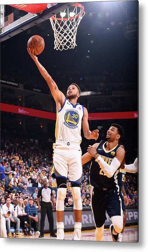 Stephen Curry Metal Print featuring the photograph Stephen Curry #29 by Noah Graham