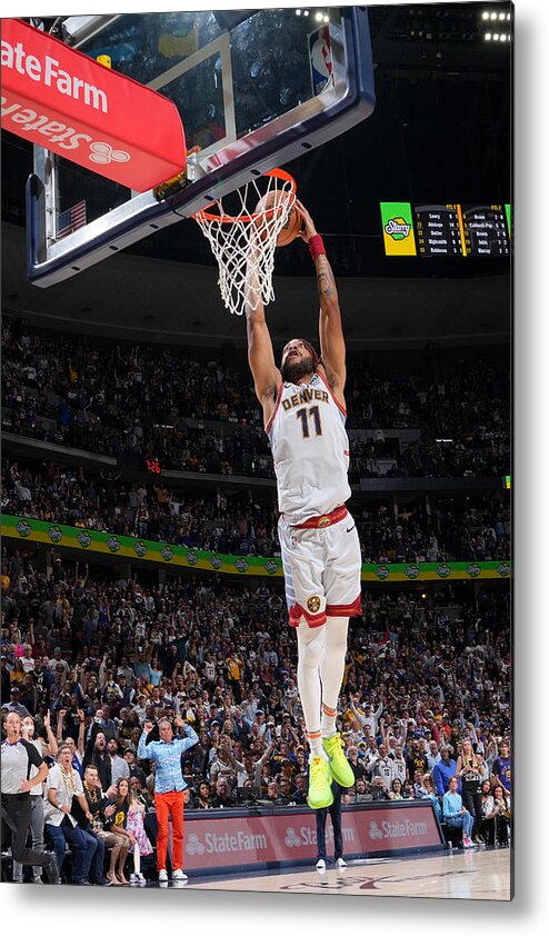Playoffs Metal Print featuring the photograph 2023 NBA Finals - Miami Heat v Denver Nuggets #3 by Jesse D. Garrabrant