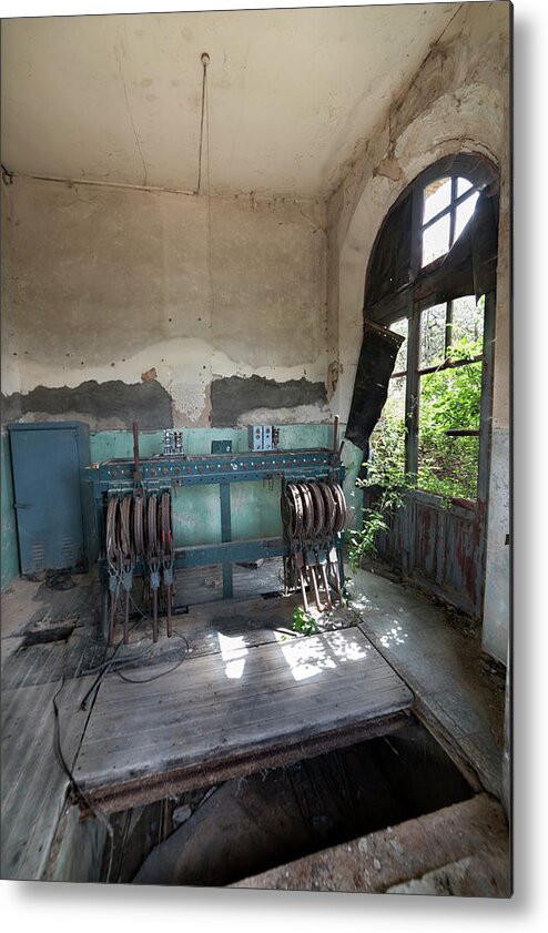 Station Metal Print featuring the photograph Abandoned railway station. #3 by RicardMN Photography
