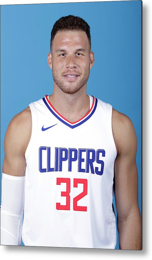 Media Day Metal Print featuring the photograph Blake Griffin by Juan Ocampo