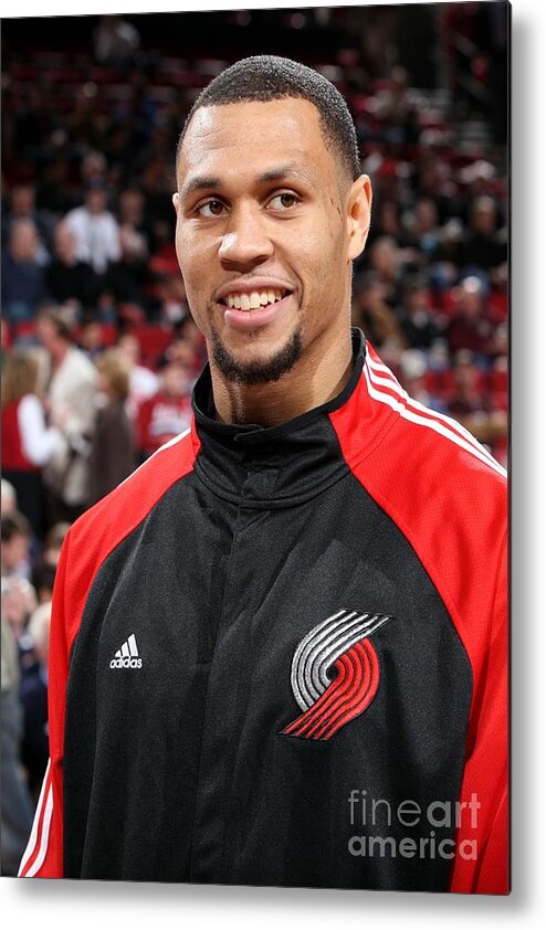 Nba Pro Basketball Metal Print featuring the photograph Brandon Roy by Sam Forencich