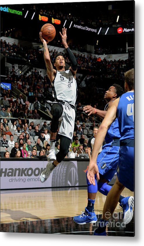 Dejounte Murray Metal Print featuring the photograph Dejounte Murray by Mark Sobhani