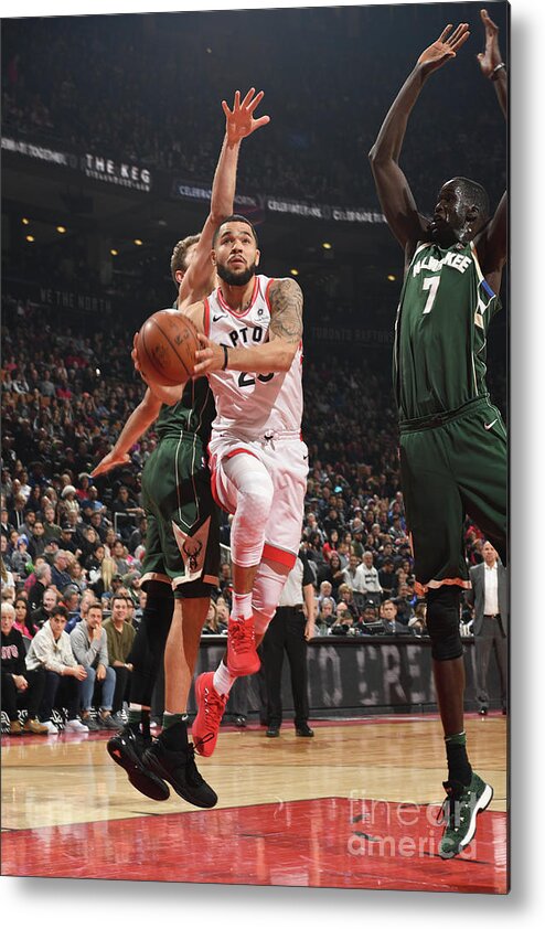 Nba Pro Basketball Metal Print featuring the photograph Fred Vanvleet by Ron Turenne