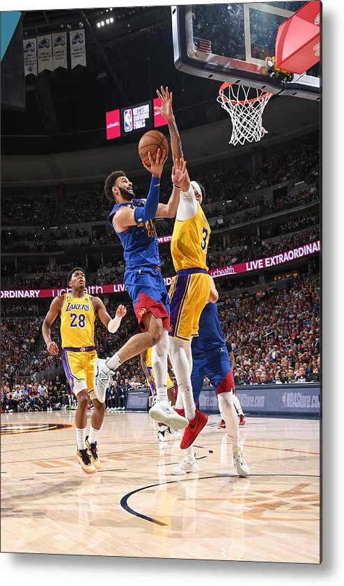 Playoffs Metal Print featuring the photograph Jamal Murray #3 by Andrew D. Bernstein