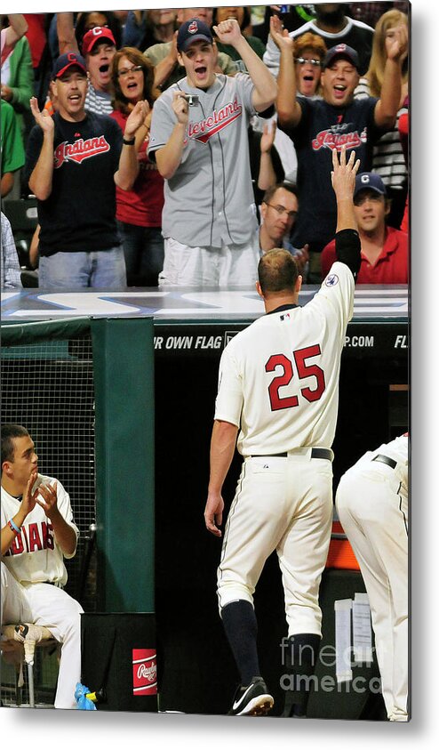 Crowd Metal Print featuring the photograph Jim Thome by Jason Miller