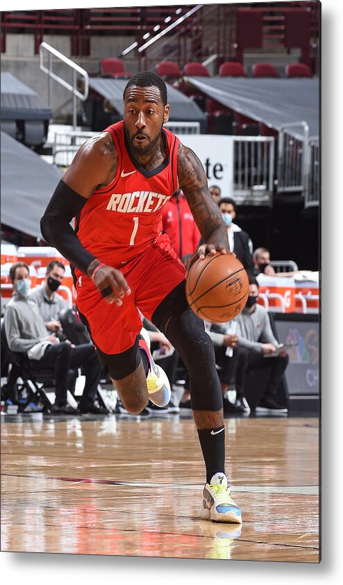 Nba Pro Basketball Metal Print featuring the photograph John Wall by Randy Belice