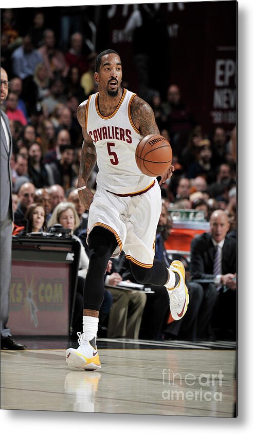 Jr Smith Metal Print featuring the photograph J.r. Smith by David Liam Kyle
