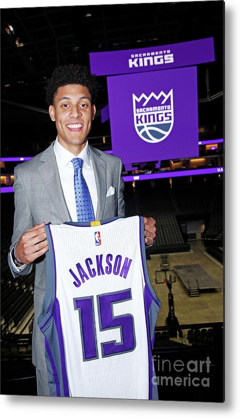 Nba Pro Basketball Metal Print featuring the photograph Justin Jackson by Rocky Widner