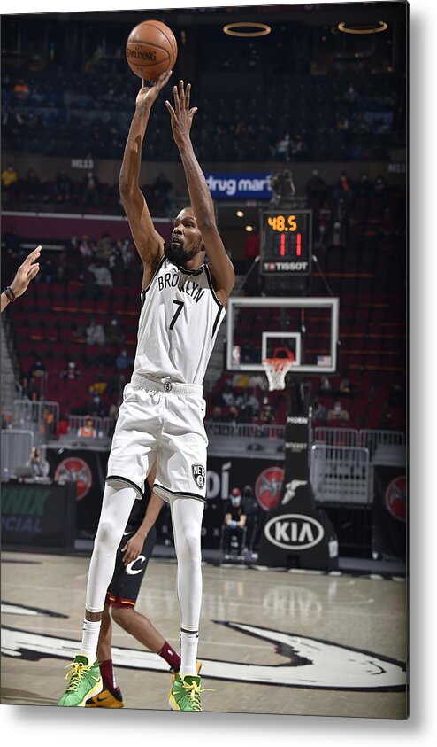 Kevin Durant Metal Print featuring the photograph Kevin Durant #3 by David Liam Kyle