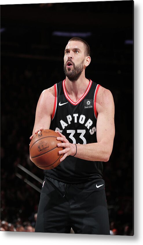 Nba Pro Basketball Metal Print featuring the photograph Marc Gasol by Nathaniel S. Butler