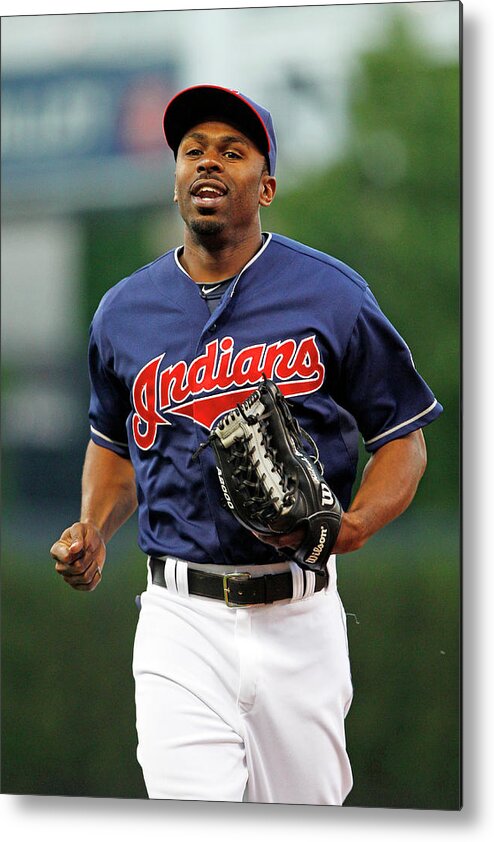 Michael Bourn Metal Print featuring the photograph Michael Bourn by David Maxwell