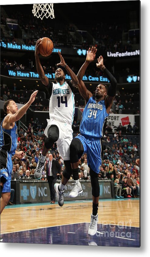 Nba Pro Basketball Metal Print featuring the photograph Michael Kidd-gilchrist by Kent Smith