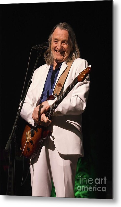 Musician Metal Print featuring the photograph Roger Hodgson #3 by Concert Photos