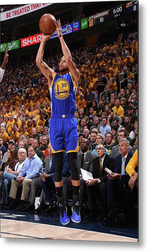 Playoffs Metal Print featuring the photograph Stephen Curry by Andrew D. Bernstein