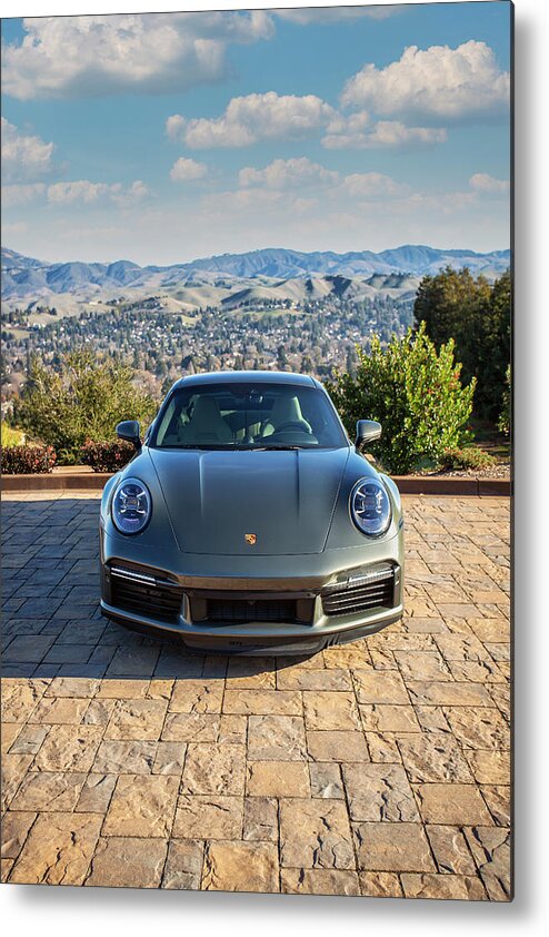 Cars Metal Print featuring the photograph #Porsche #911 #Turbo S #Print #35 by ItzKirb Photography