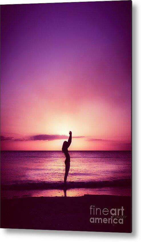 Athletic Metal Print featuring the photograph 3671 Elisa Naples Beach Florida by Amyn Nasser Fashion Photographer