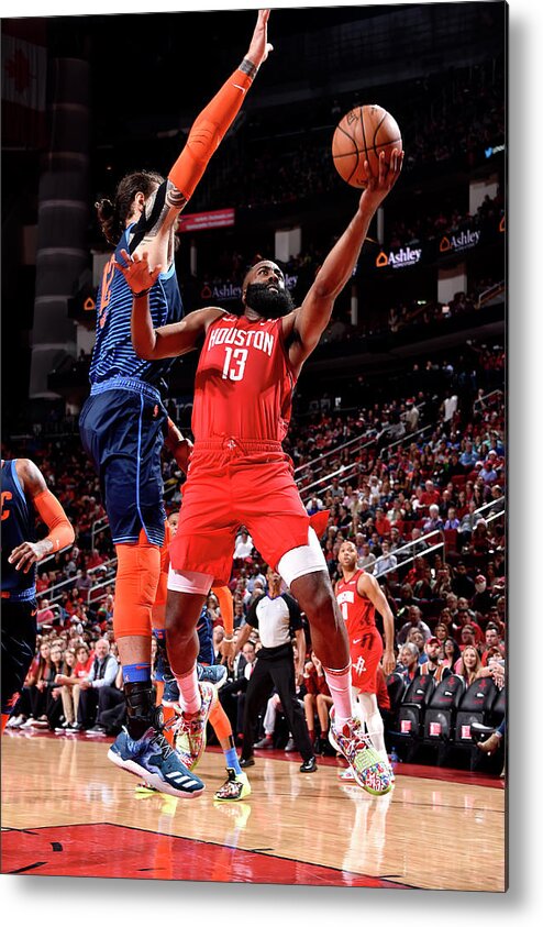 James Harden Metal Print featuring the photograph James Harden #37 by Bill Baptist