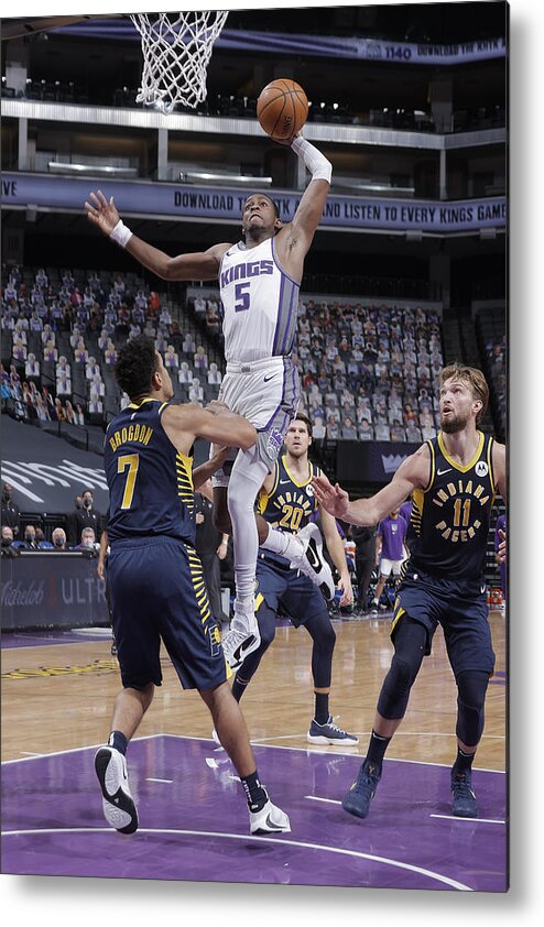 De'aaron Fox Metal Print featuring the photograph De'aaron Fox #38 by Rocky Widner