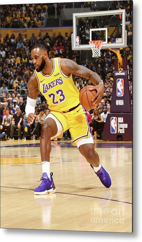 Lebron James Metal Print featuring the photograph Lebron James by Andrew D. Bernstein
