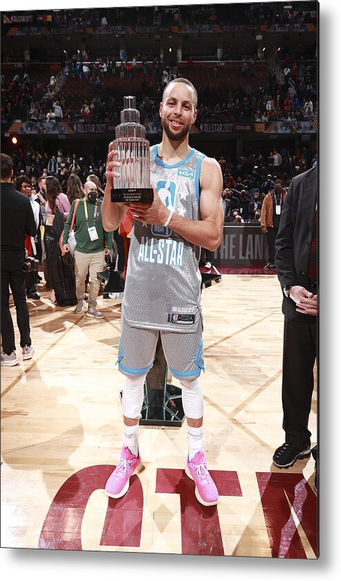 Stephen Curry Metal Print featuring the photograph Stephen Curry #38 by Nathaniel S. Butler