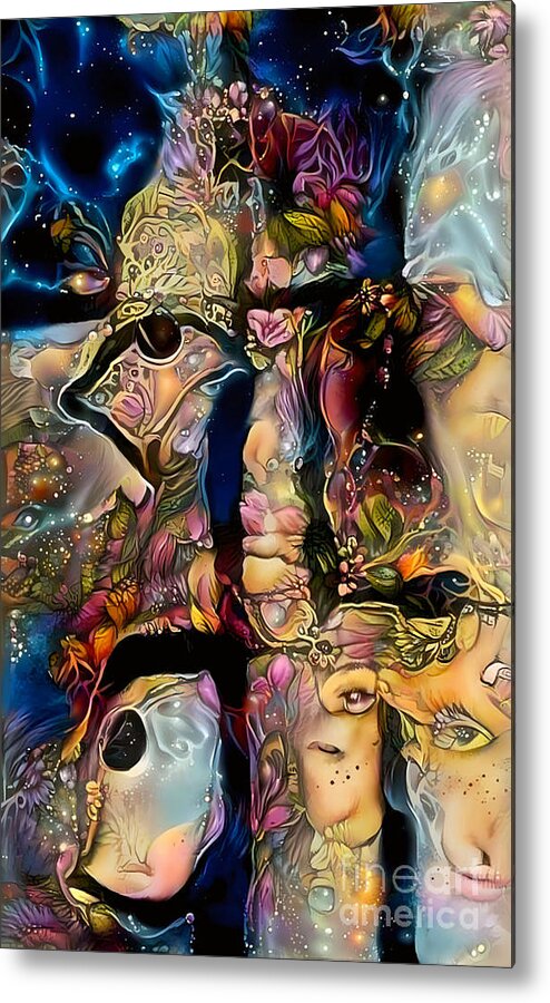 Contemporary Art Metal Print featuring the digital art 39 by Jeremiah Ray