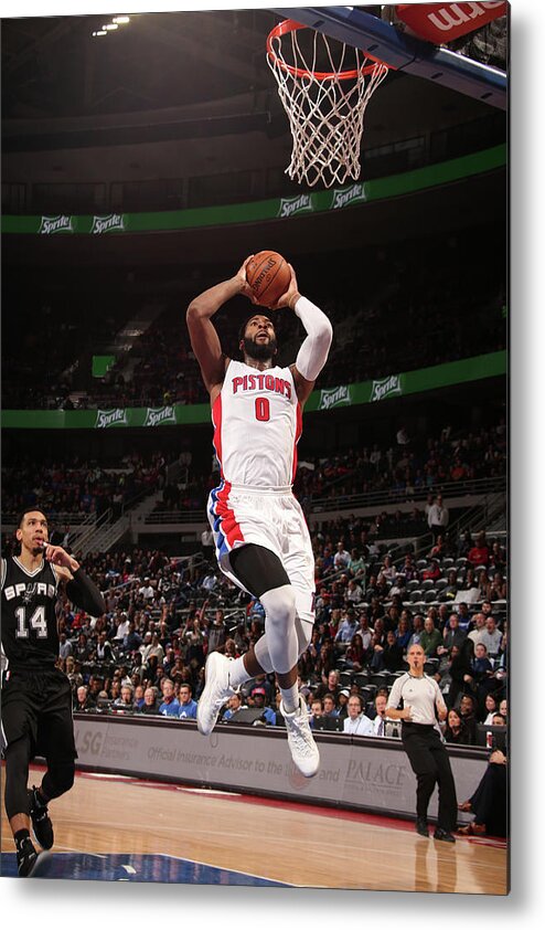 Andre Drummond Metal Print featuring the photograph Andre Drummond #4 by Brian Sevald