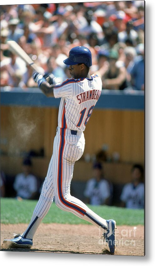 1980-1989 Metal Print featuring the photograph Darryl Strawberry #4 by Rich Pilling