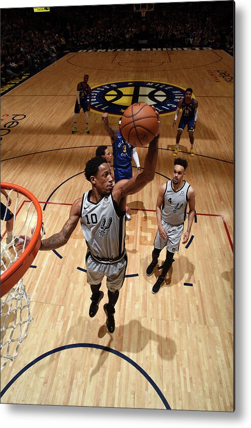 Demar Derozan Metal Print featuring the photograph Demar Derozan #4 by Garrett Ellwood