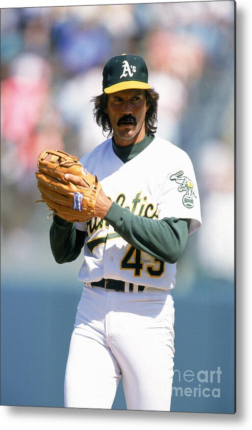 1980-1989 Metal Print featuring the photograph Dennis Eckersley by Ron Vesely