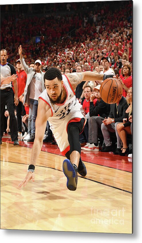 Nba Pro Basketball Metal Print featuring the photograph Fred Vanvleet by Ron Turenne