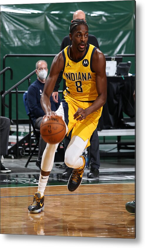 Justin Holiday Metal Print featuring the photograph Justin Holiday by Gary Dineen