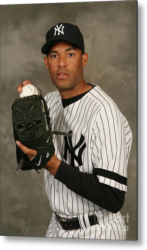 Media Day Metal Print featuring the photograph Mariano Rivera by Nick Laham
