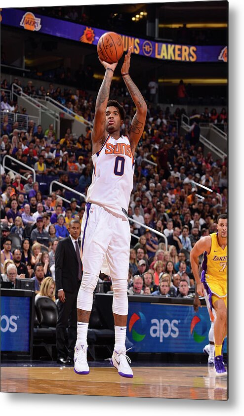 Nba Pro Basketball Metal Print featuring the photograph Marquese Chriss by Barry Gossage
