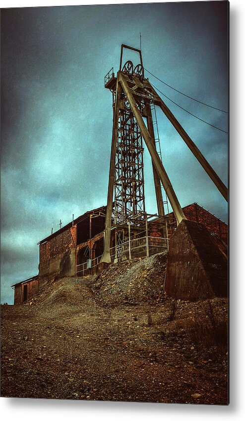 Mine Metal Print featuring the photograph Mining site #4 by Carlos Caetano