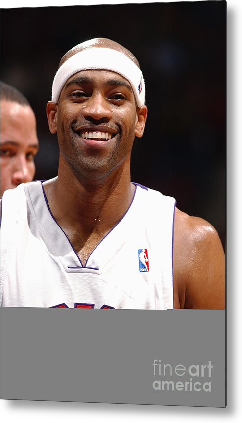 Nba Pro Basketball Metal Print featuring the photograph Vince Carter #4 by Ron Turenne