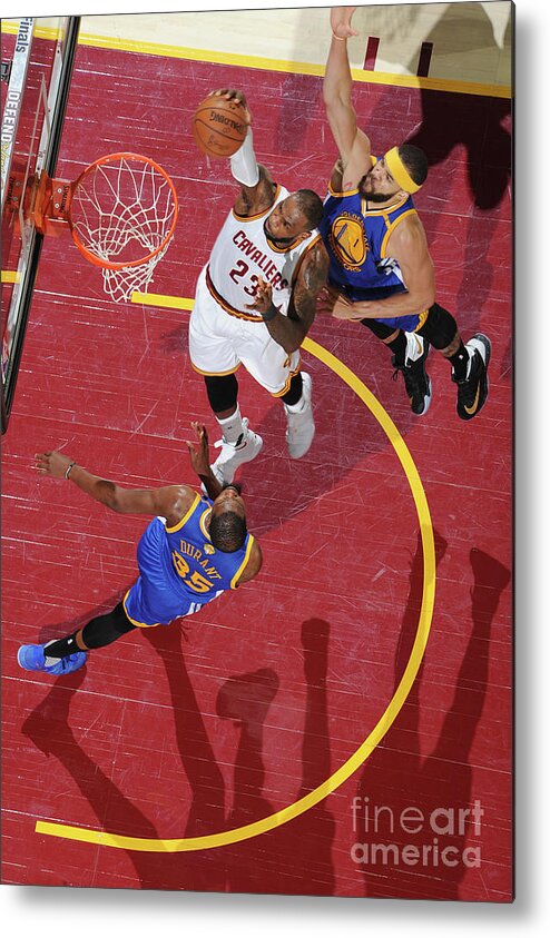 Lebron James Metal Print featuring the photograph Lebron James #41 by Andrew D. Bernstein